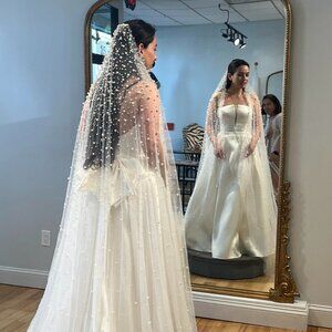 Cathedral Length Pearl Veil